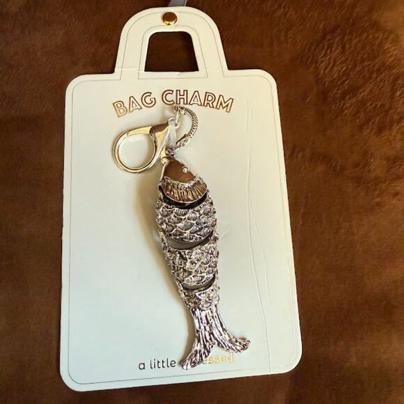 Key Chain Bag Charm a little obsessed fish - Picture 2 of 4